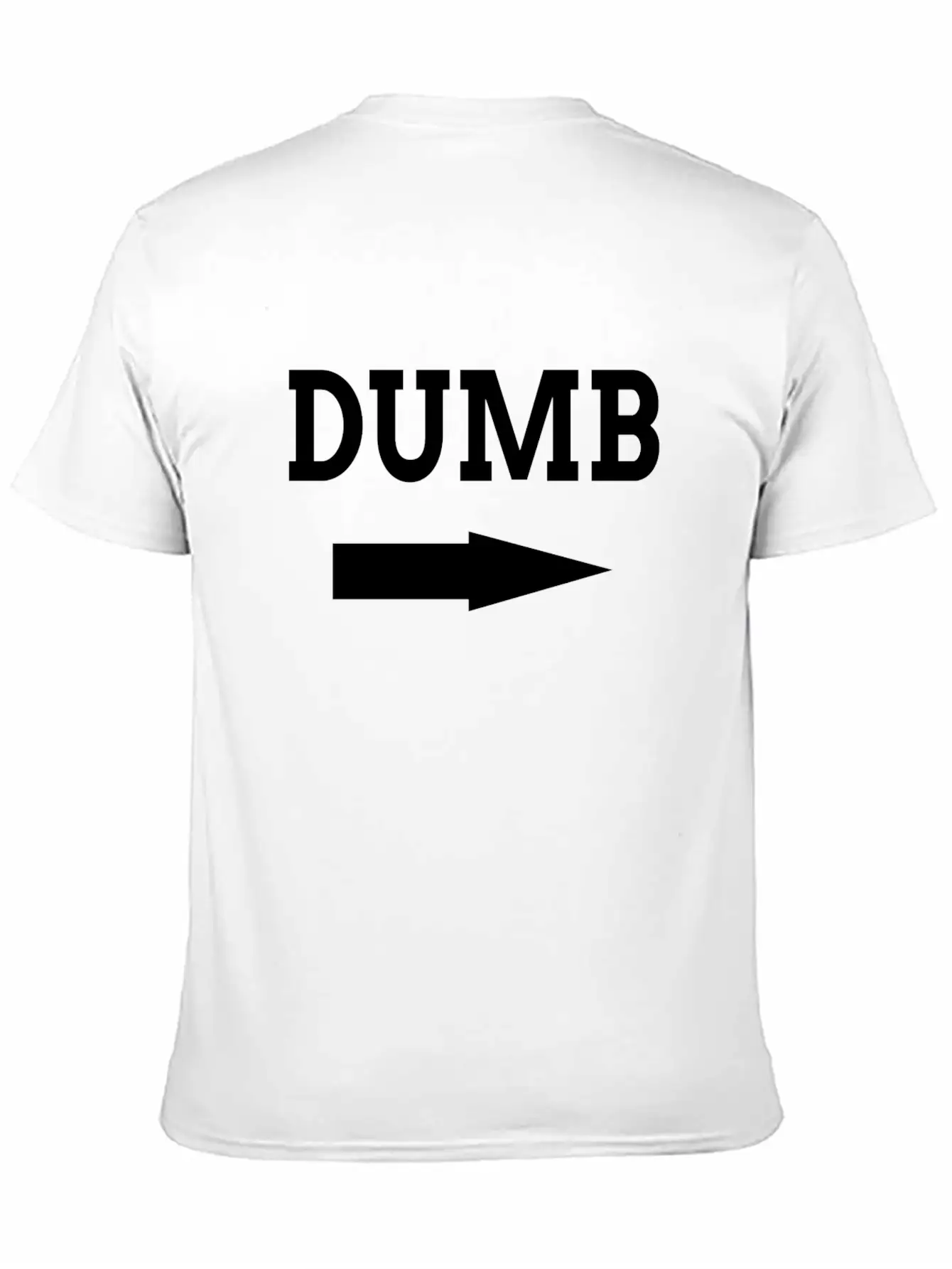 Dumb Friendship Couple FUNNY Unisex Casual T-Shirt – Clean Design For Daily Comfort