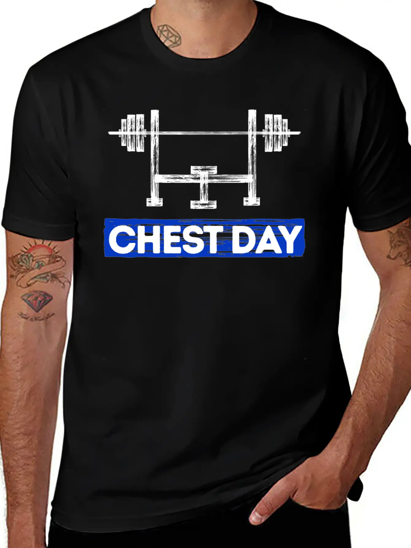 Dumbbell Fitness Weight Lifting Exercise Breathable Soft Cotton T-Shirt – Timeless Casual Look