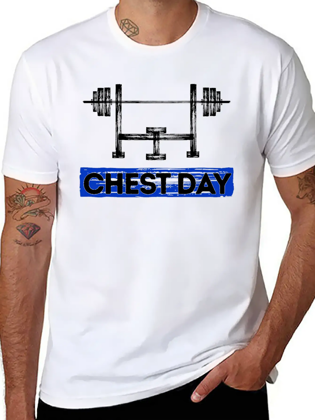 Dumbbell Fitness Weight Lifting Exercise Breathable Soft Cotton T-Shirt – Timeless Casual Look