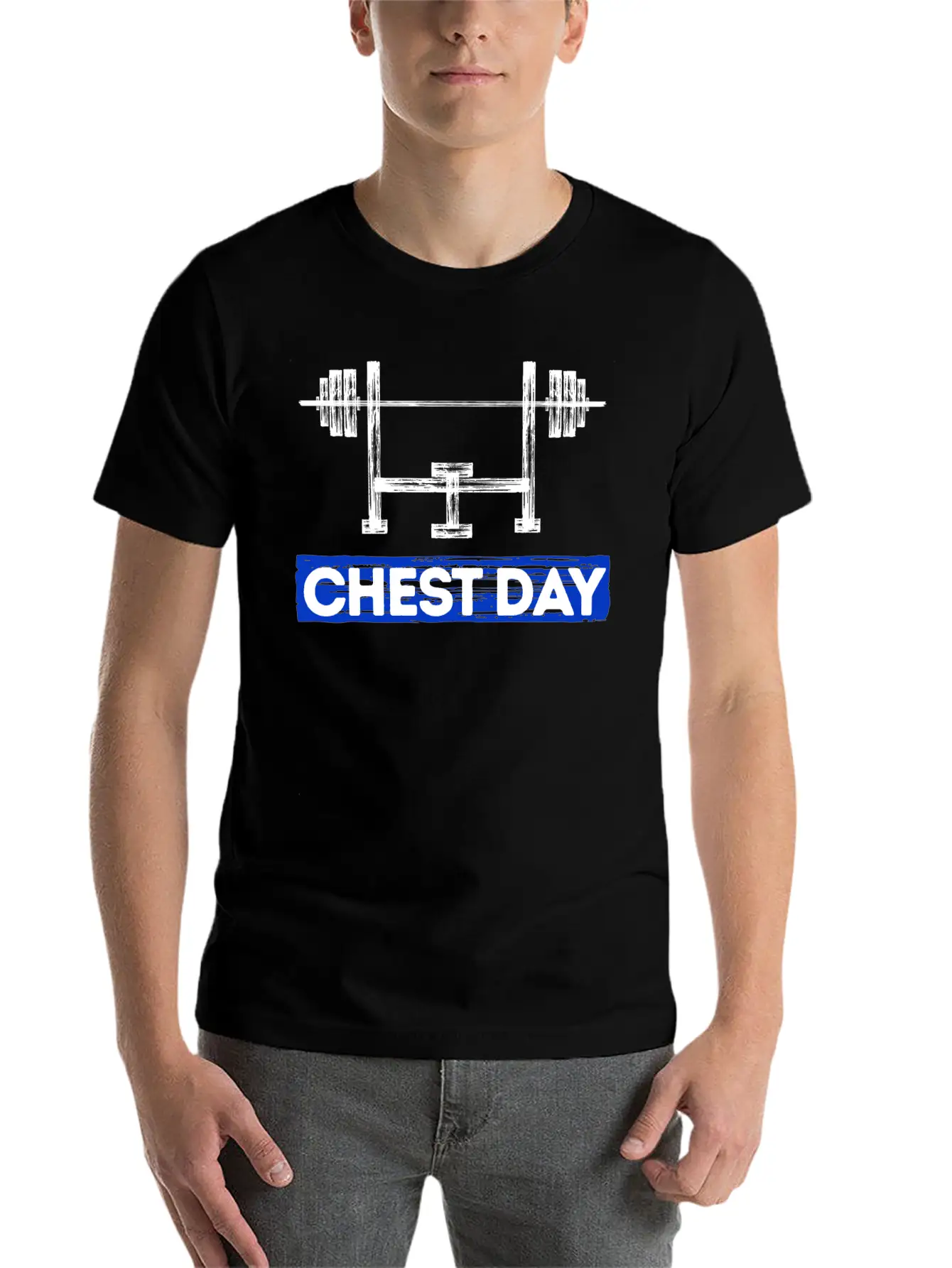 Dumbbell Fitness Weight Lifting Exercise Breathable Soft Cotton T-Shirt – Timeless Casual Look