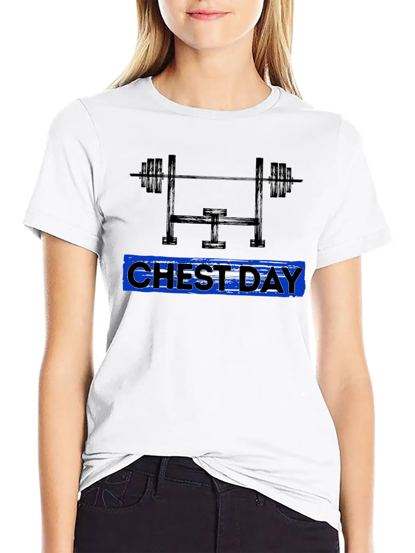 Dumbbell Fitness Weight Lifting Exercise Breathable Soft Cotton T-Shirt – Timeless Casual Look