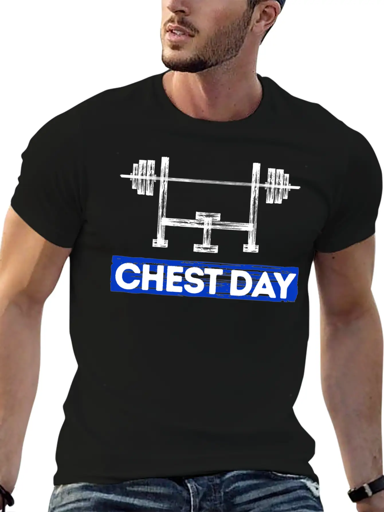 Dumbbell Fitness Weight Lifting Exercise Breathable Soft Cotton T-Shirt – Timeless Casual Look