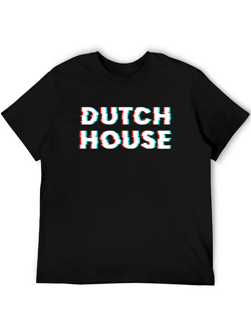 Dutch House Techno Unisex Casual T-Shirt – Clean Design For Daily Comfort