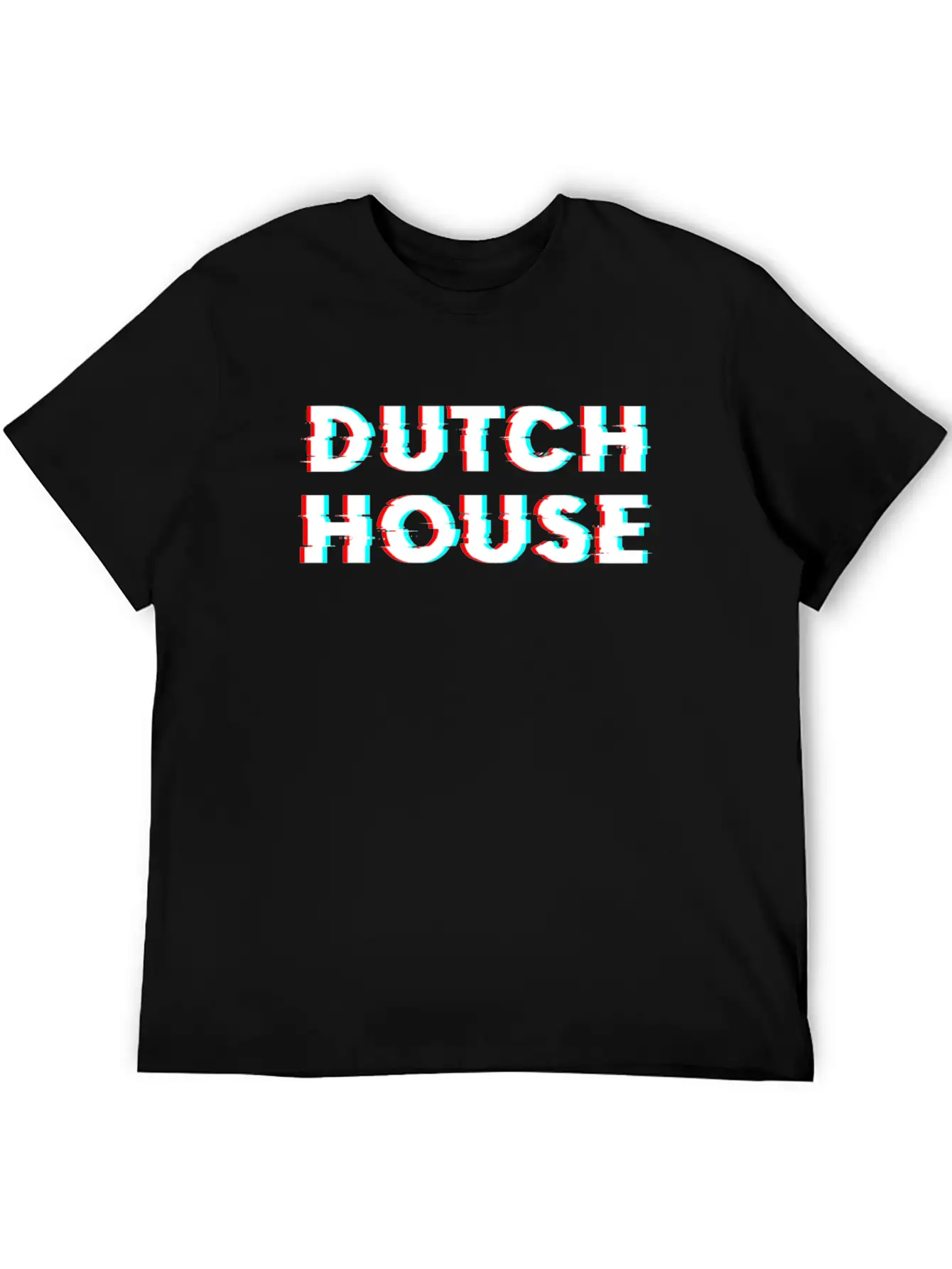 Dutch House Techno Unisex Casual T-Shirt – Clean Design For Daily Comfort
