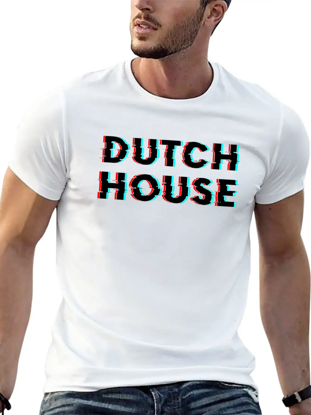 Dutch House Techno Unisex Casual T-Shirt – Clean Design For Daily Comfort