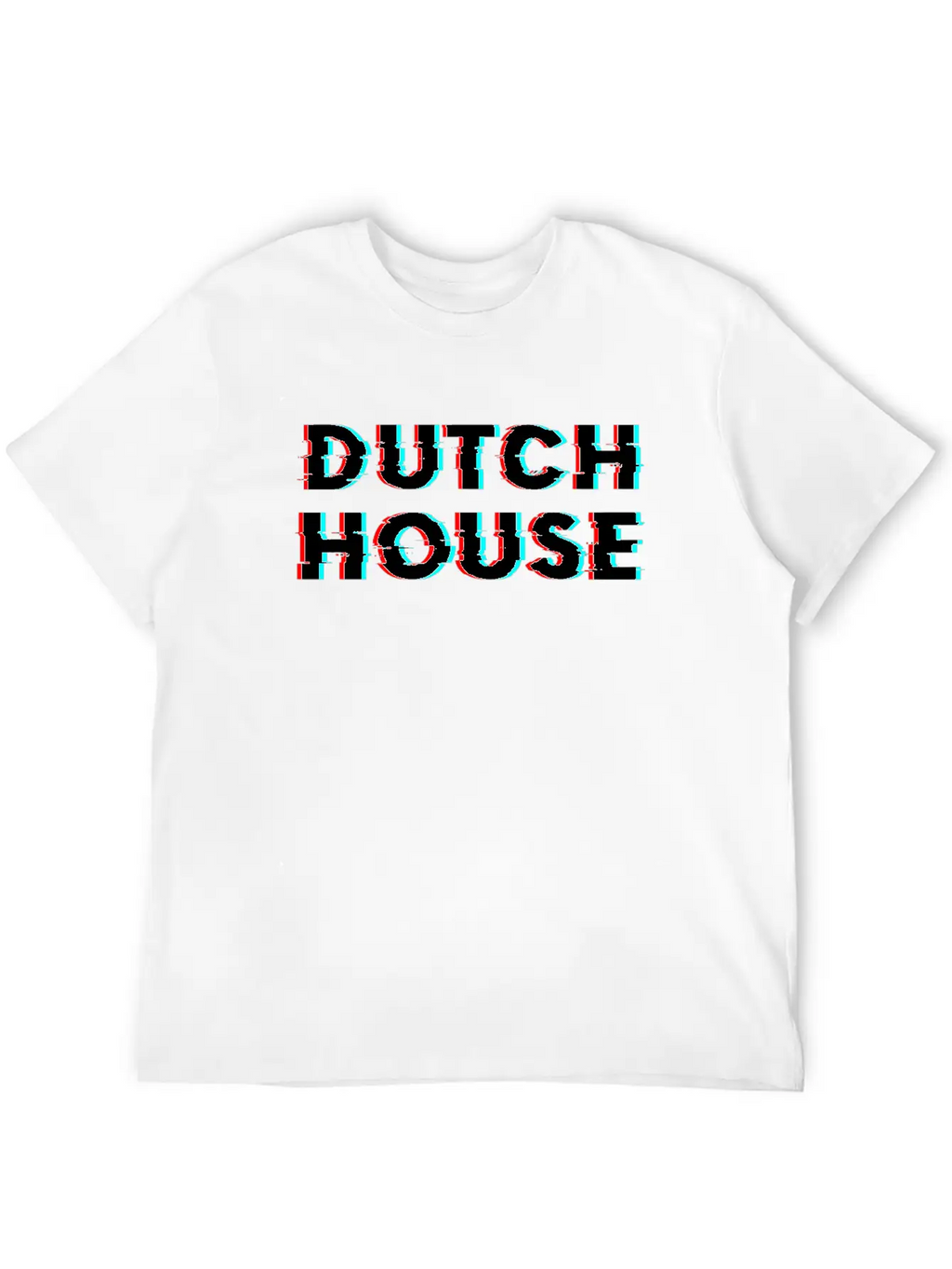 Dutch House Techno Unisex Casual T-Shirt – Clean Design For Daily Comfort