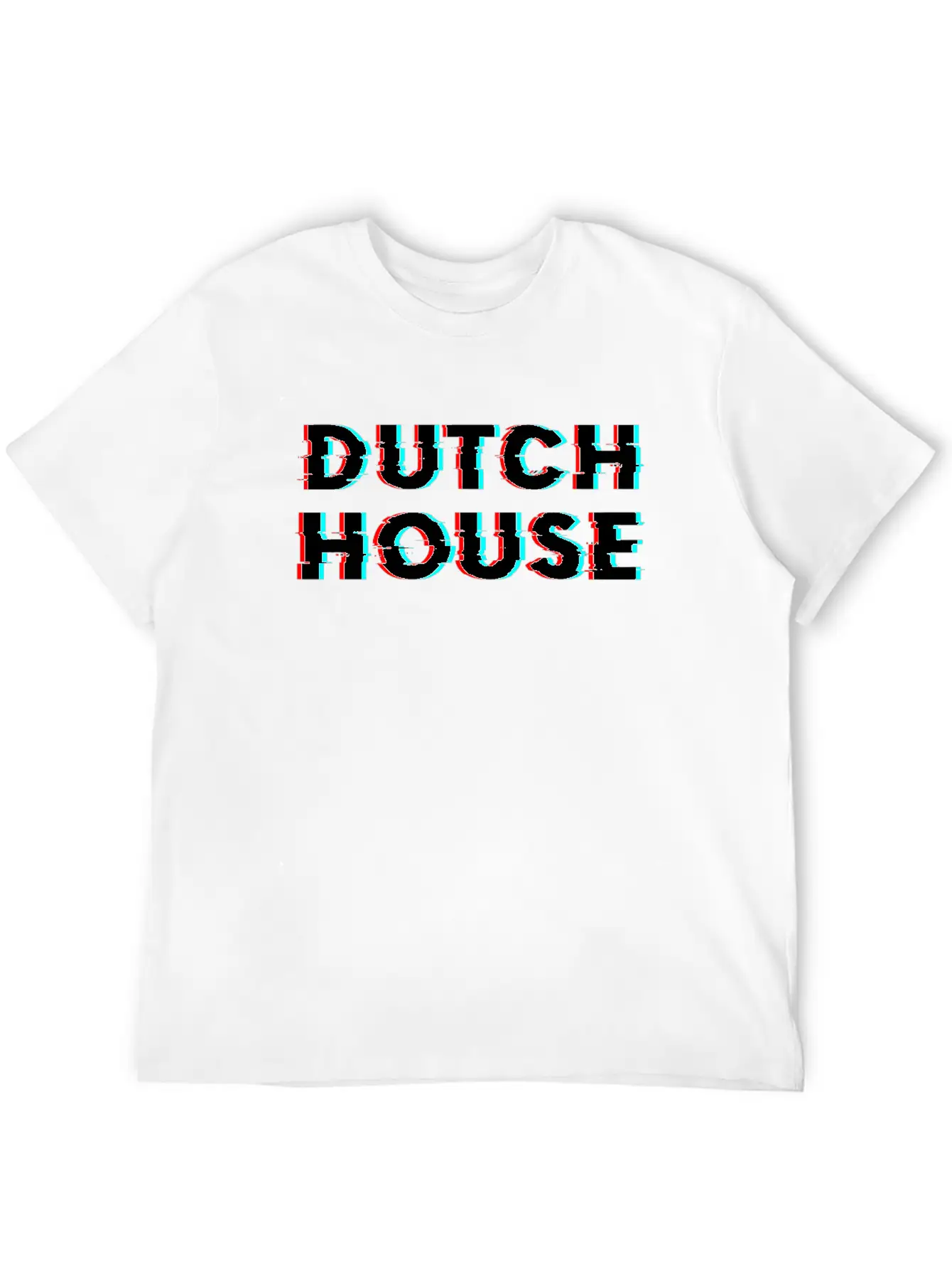 Dutch House Techno Unisex Casual T-Shirt – Clean Design For Daily Comfort
