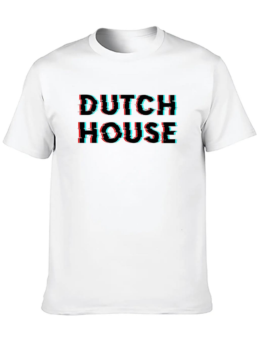 Dutch House Techno Unisex Casual T-Shirt – Clean Design For Daily Comfort