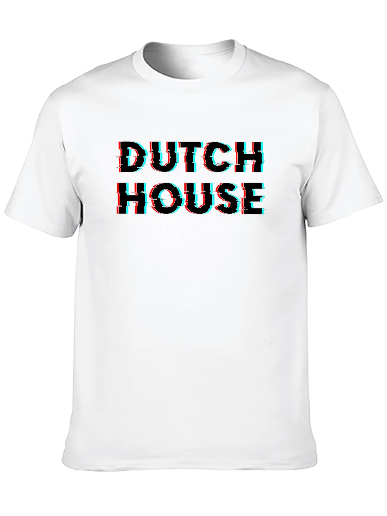 Dutch House Techno Unisex Casual T-Shirt – Clean Design For Daily Comfort