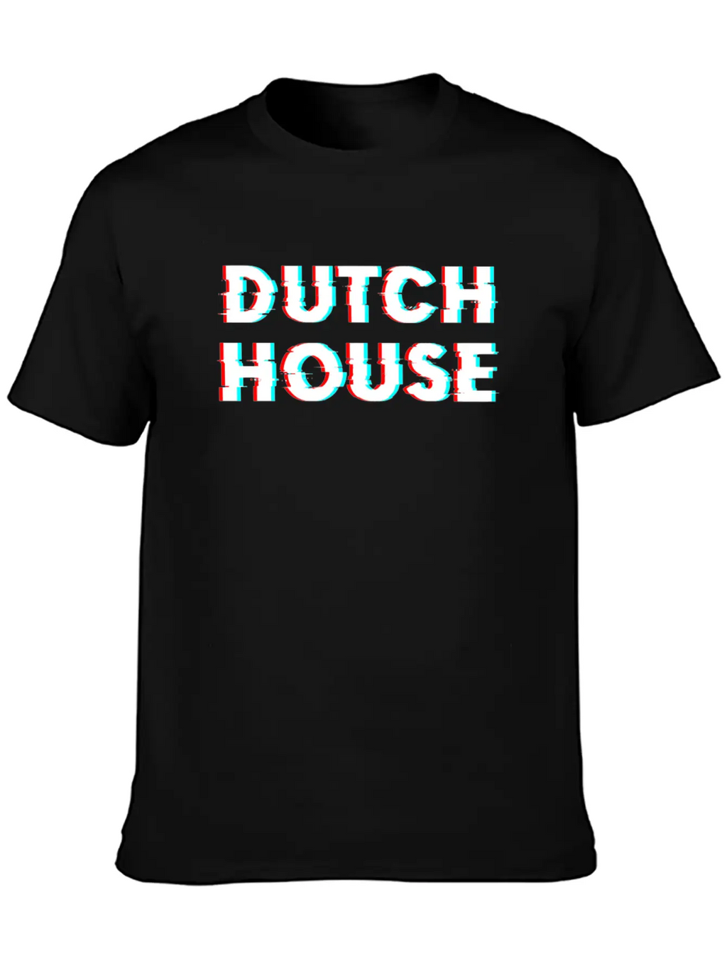 Dutch House Techno Unisex Casual T-Shirt – Clean Design For Daily Comfort