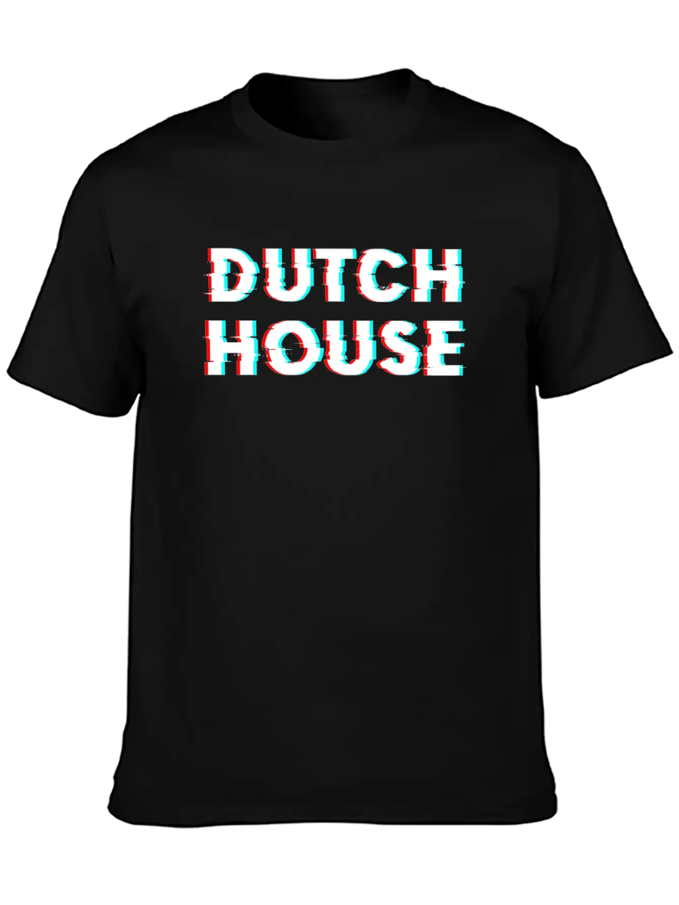 Dutch House Techno Unisex Casual T-Shirt – Clean Design For Daily Comfort