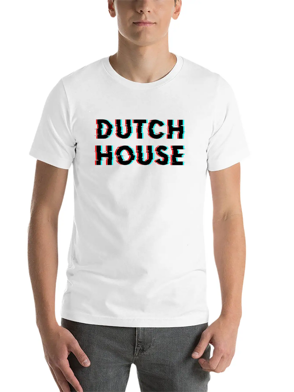 Dutch House Techno Unisex Casual T-Shirt – Clean Design For Daily Comfort