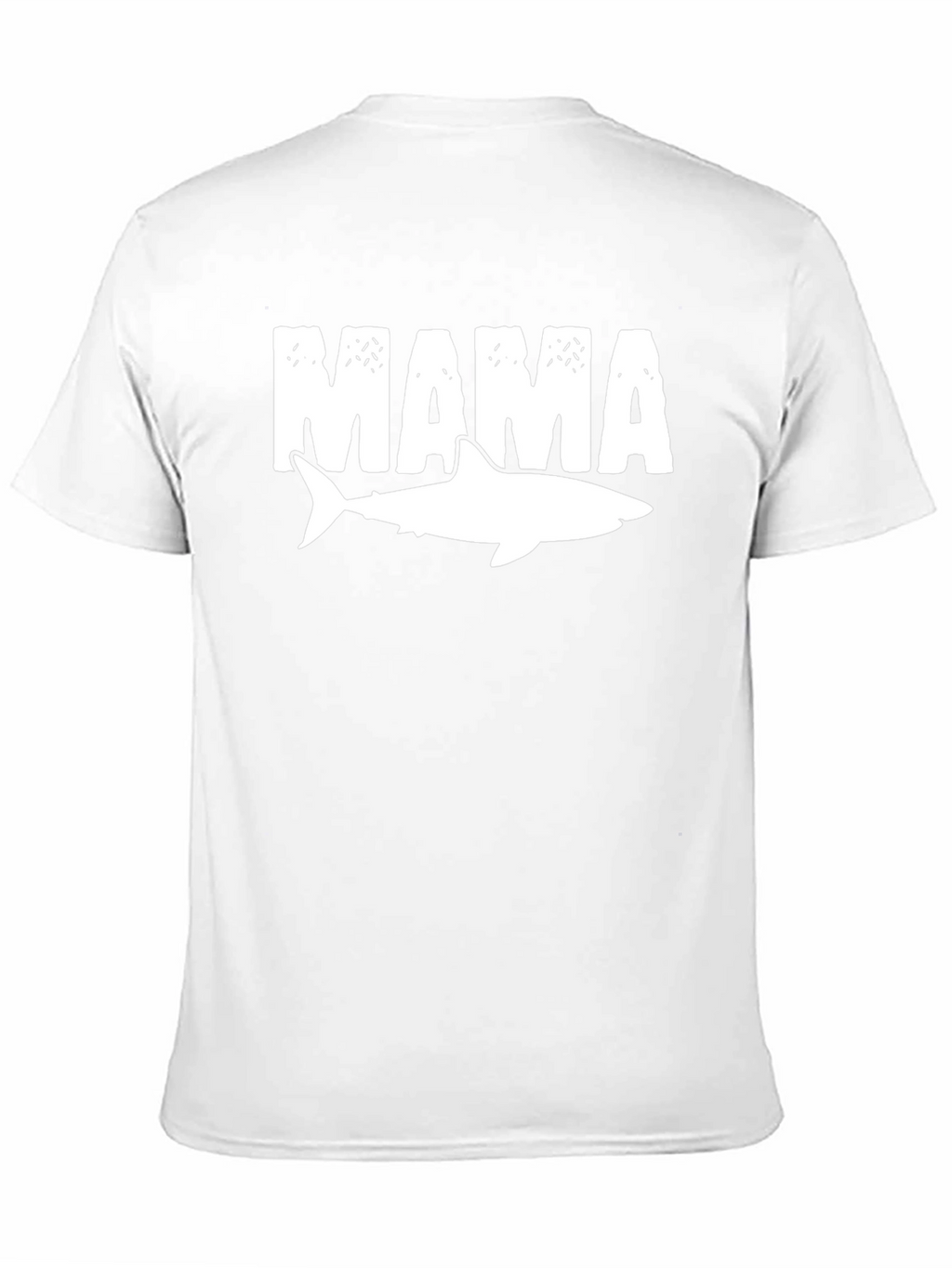 Mama Shark Graphic Tee - Black Cotton