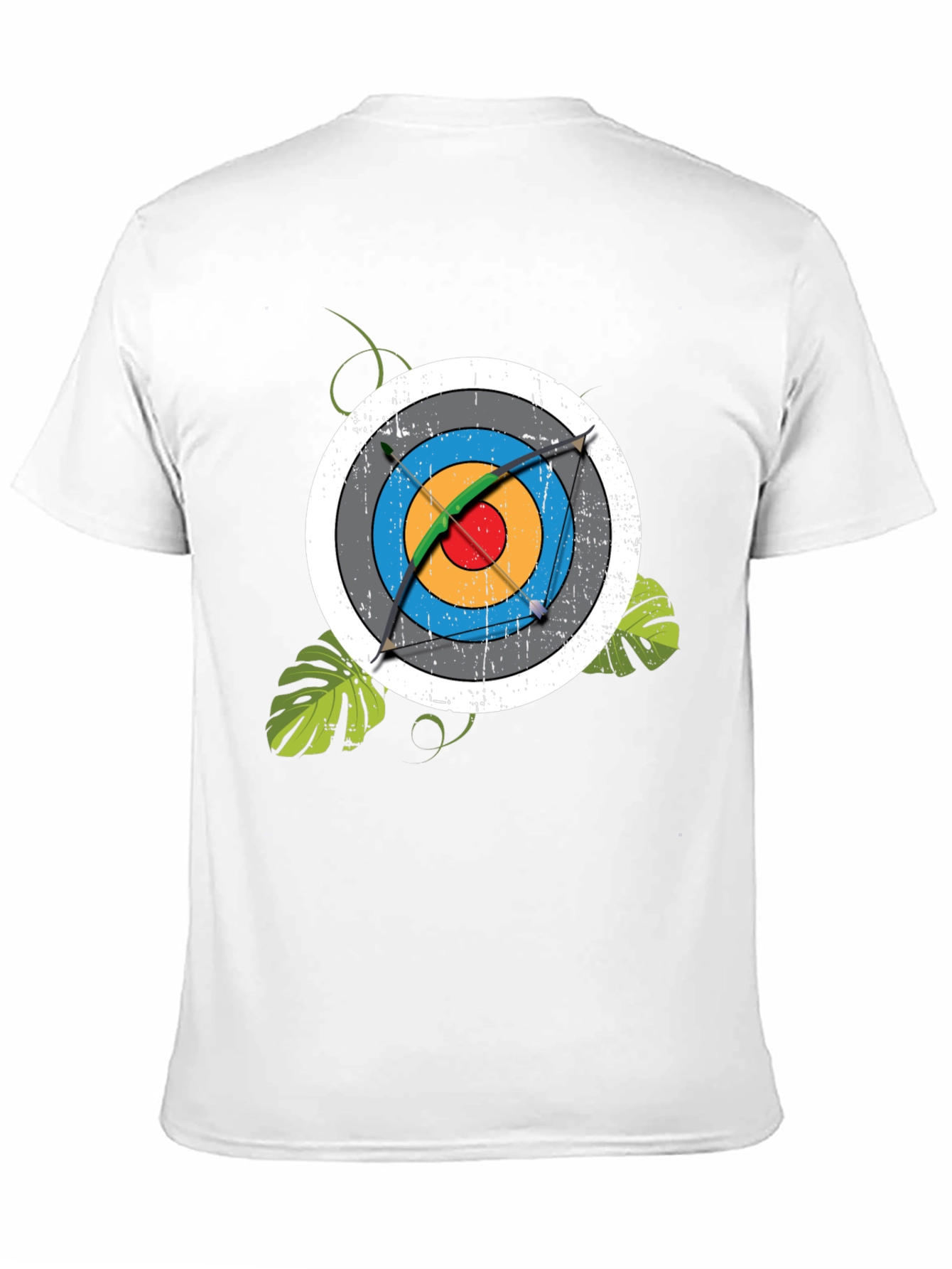 Archery Target Graphic Tee - Mens Black T-Shirt