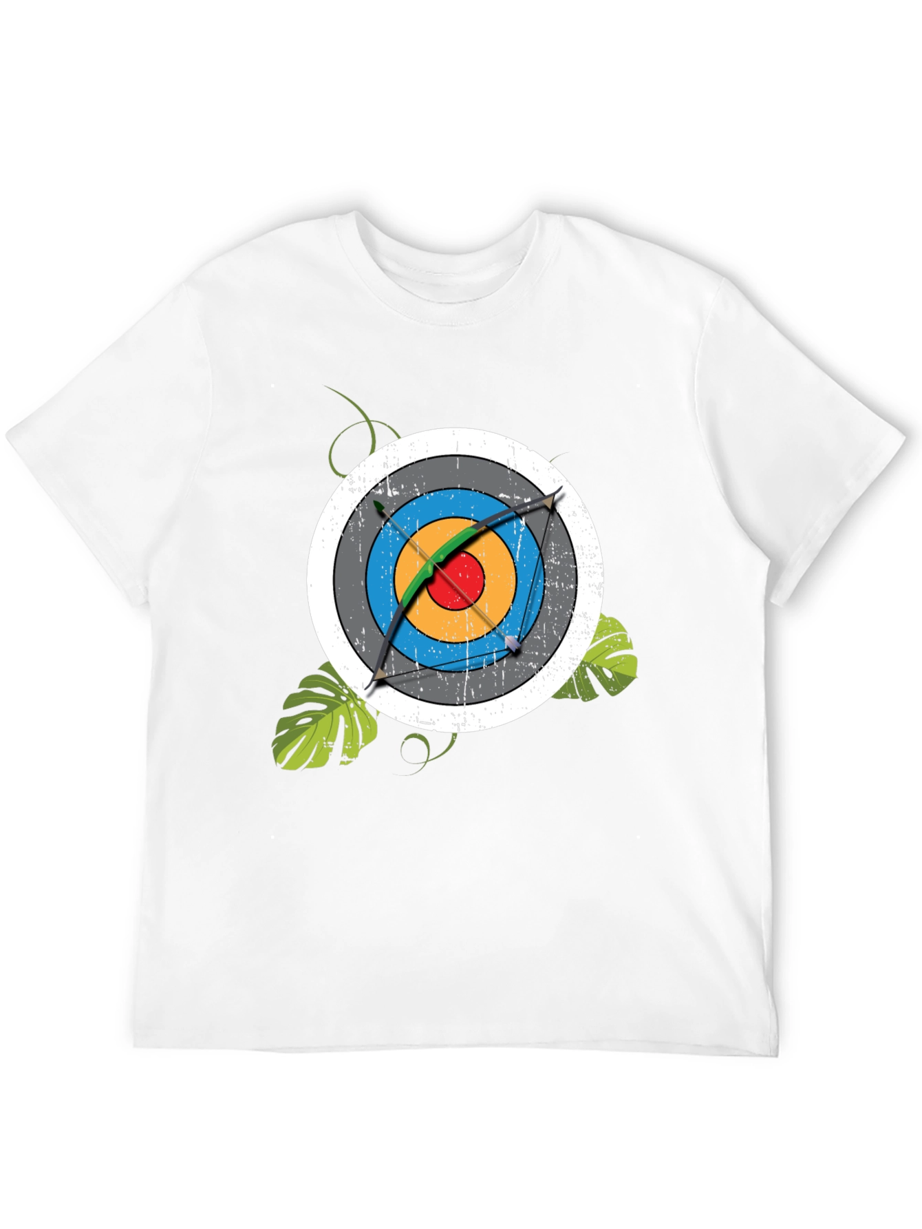 Archery Target Graphic Tee - Mens Black T-Shirt