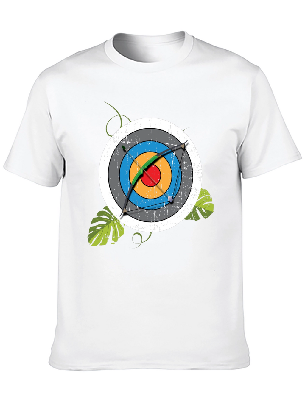 Archery Target Graphic Tee - Mens Black T-Shirt