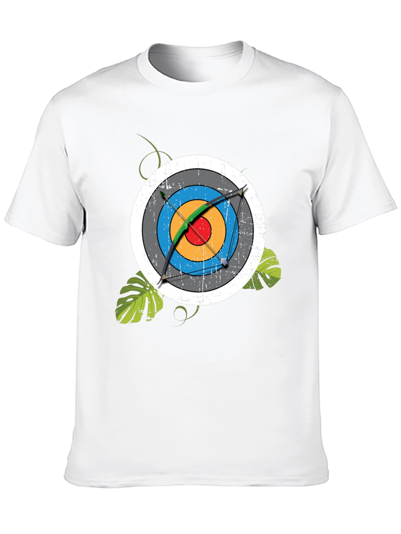 Archery Target Graphic Tee - Mens Black T-Shirt