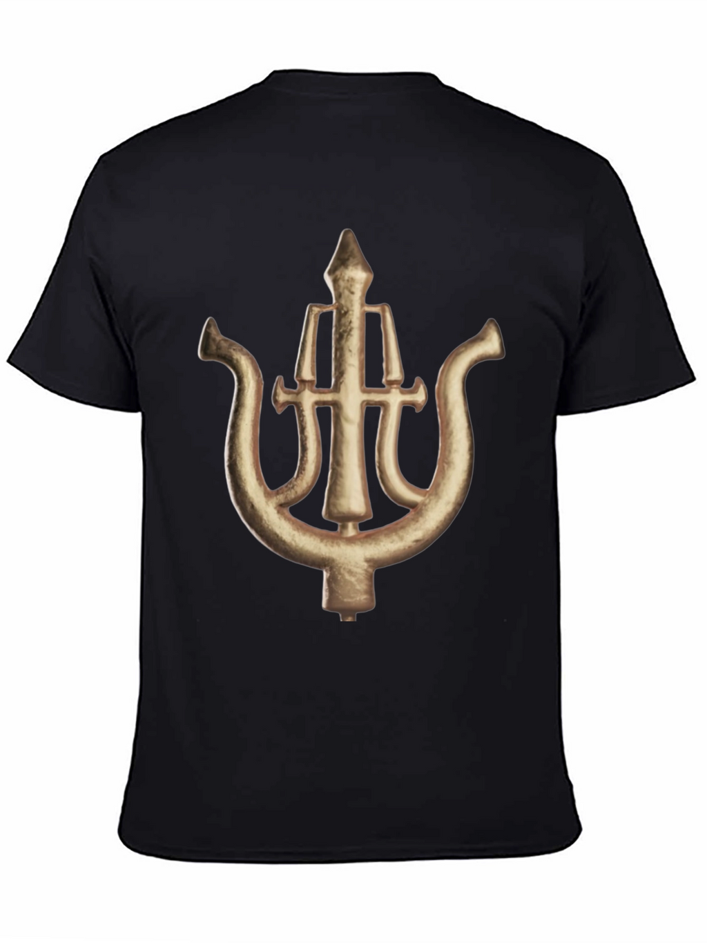 Unique Symbol Graphic Black T-Shirt