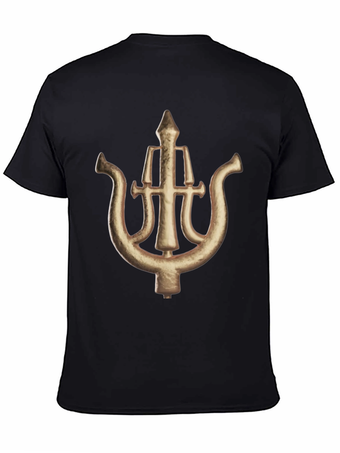 Unique Symbol Graphic Black T-Shirt