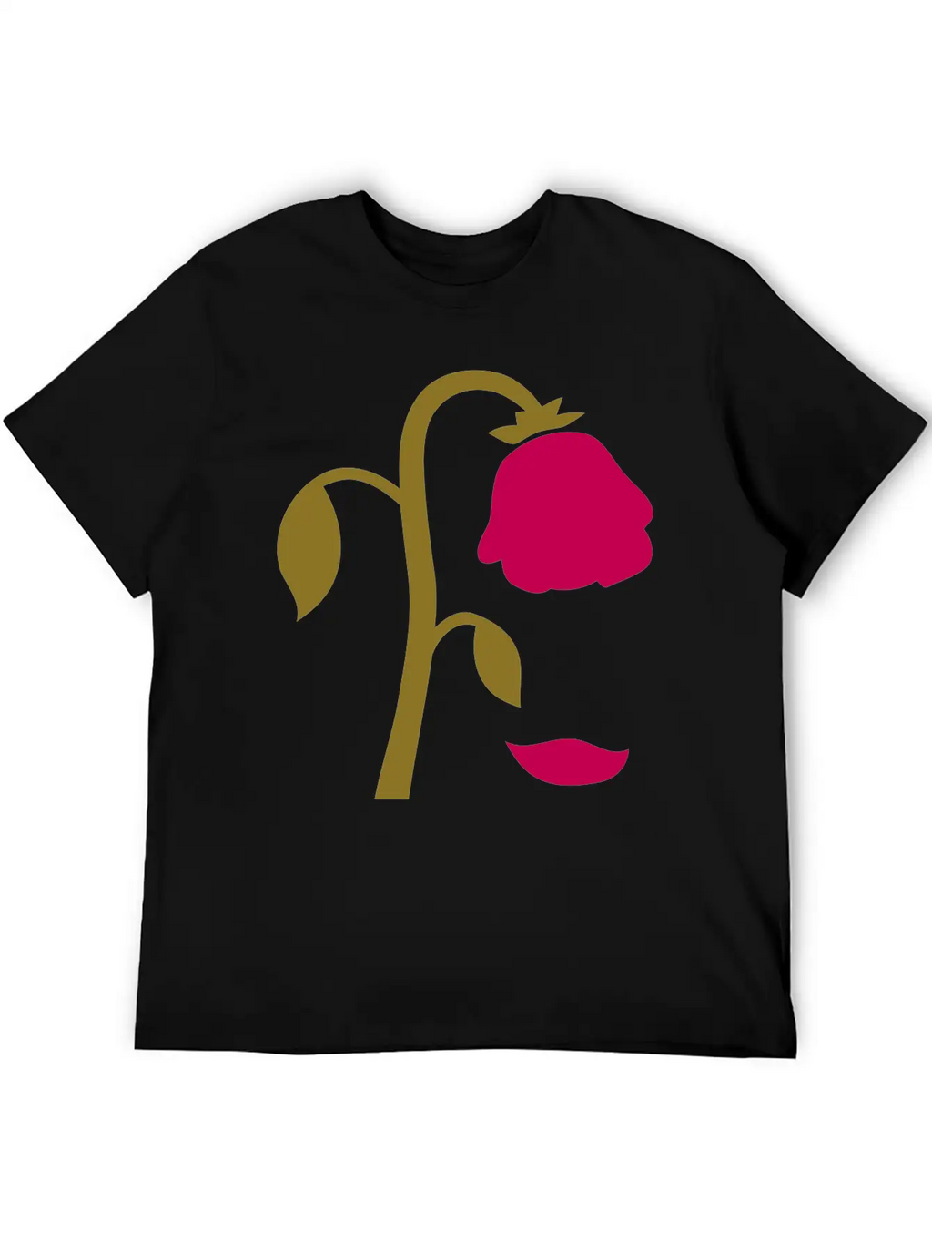 Dying Flower, Dying Rose Breathable Graphic T-Shirt – Perfect For Casual Days