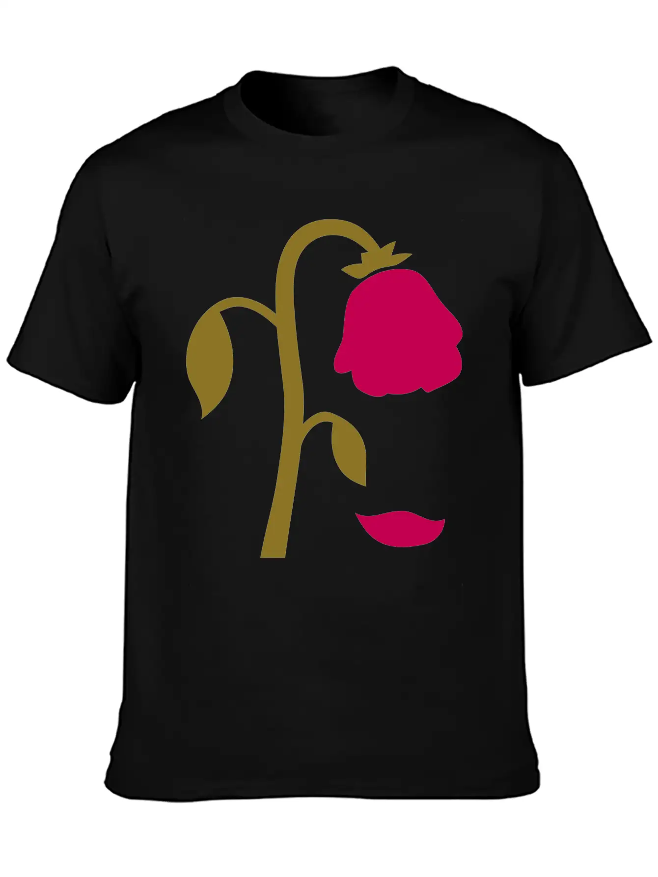 Dying Flower, Dying Rose Breathable Graphic T-Shirt – Perfect For Casual Days