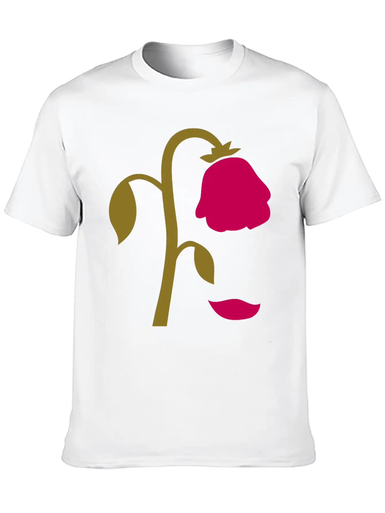 Dying Flower, Dying Rose Breathable Graphic T-Shirt – Perfect For Casual Days