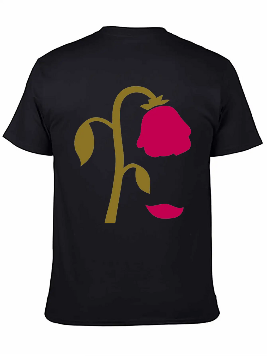 Dying Flower, Dying Rose Breathable Graphic T-Shirt – Perfect For Casual Days