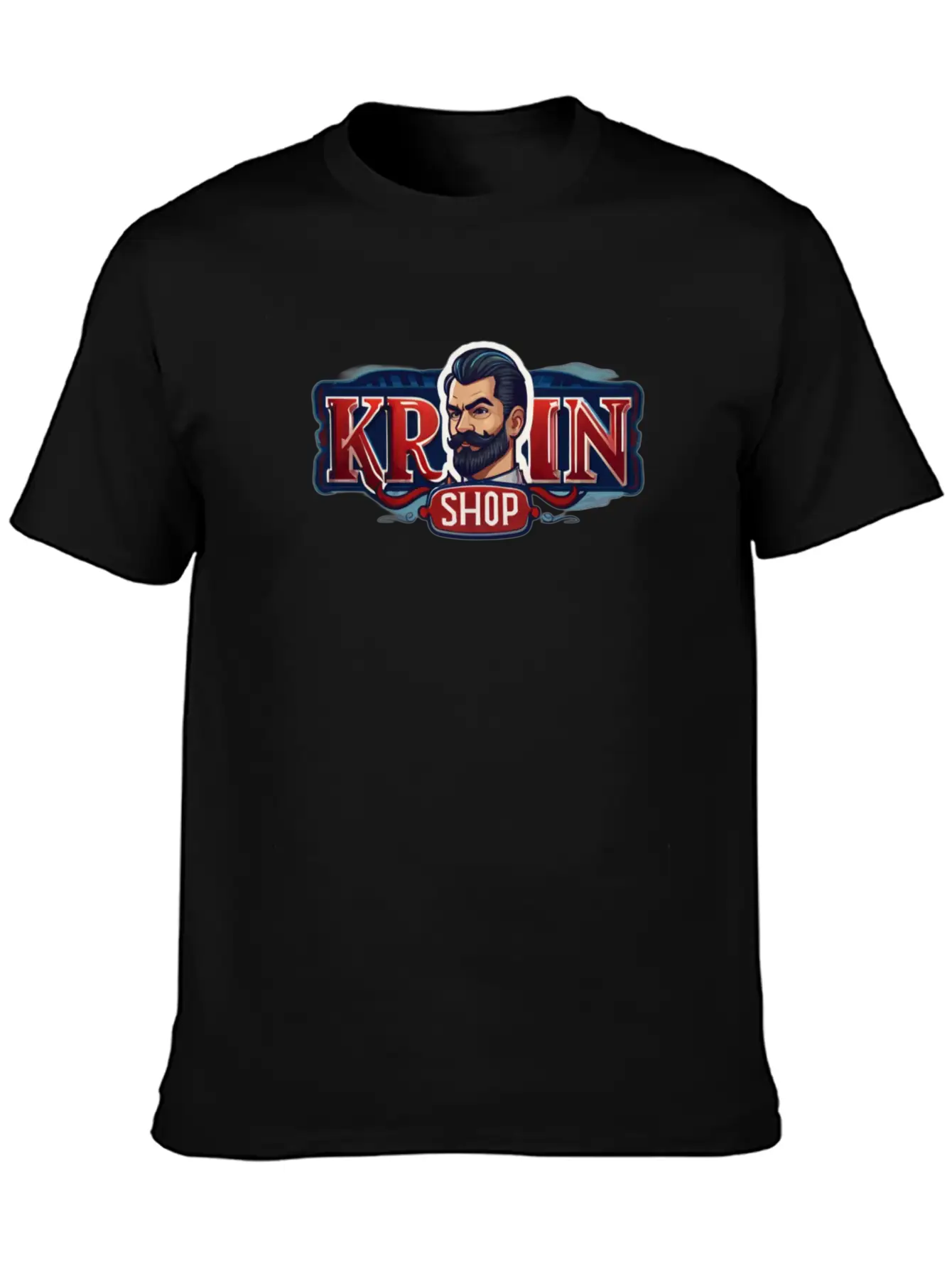 Dynamic Logo Design For Krispin Breathable Soft Cotton T-Shirt – Timeless Casual Look