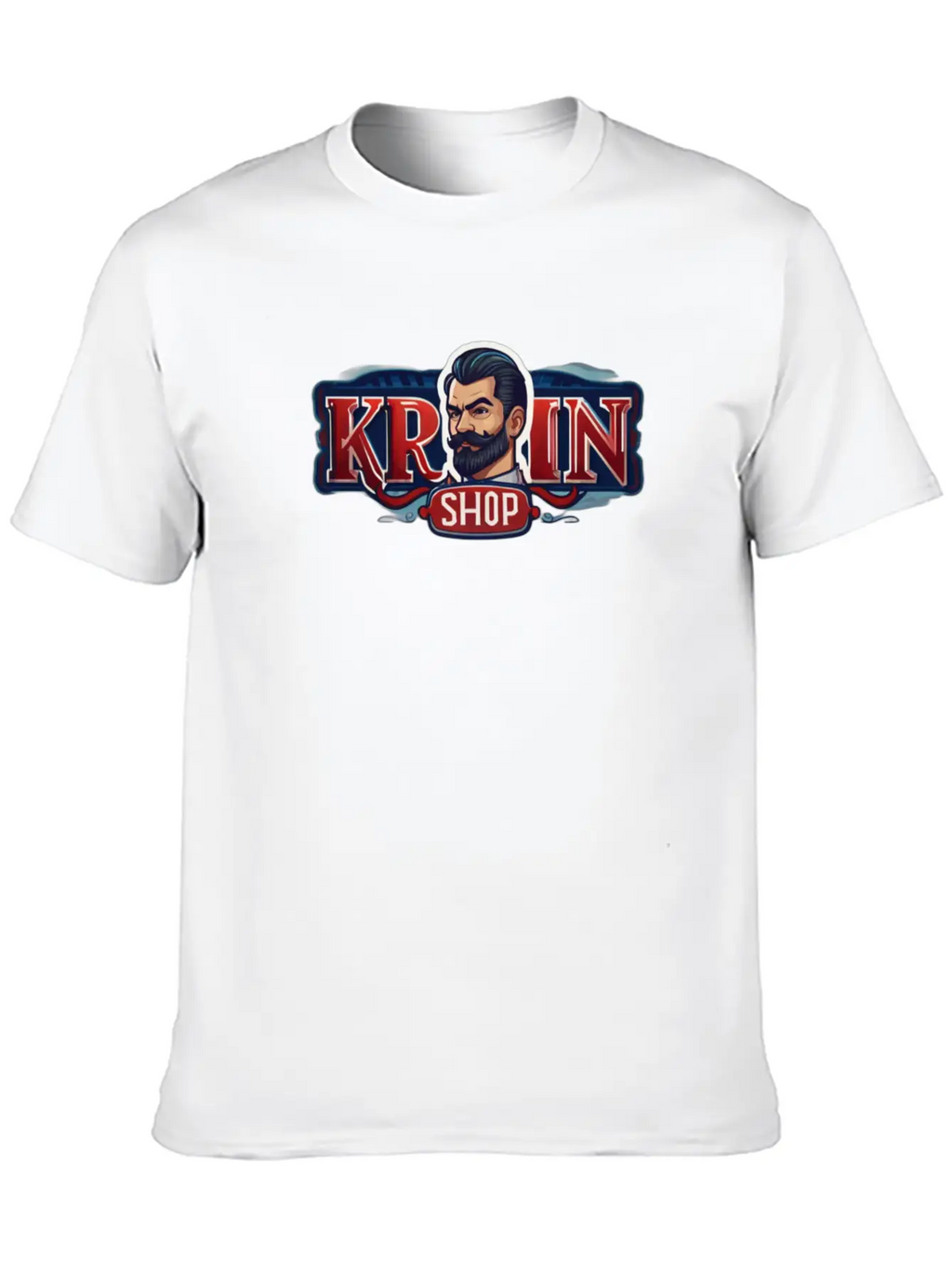 Dynamic Logo Design For Krispin Breathable Soft Cotton T-Shirt – Timeless Casual Look