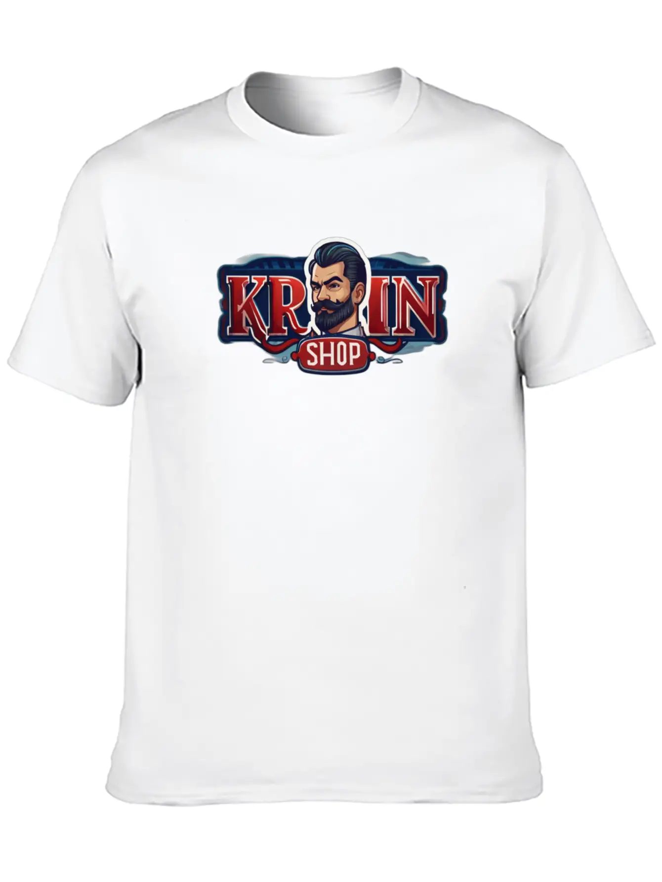 Dynamic Logo Design For Krispin Breathable Soft Cotton T-Shirt – Timeless Casual Look