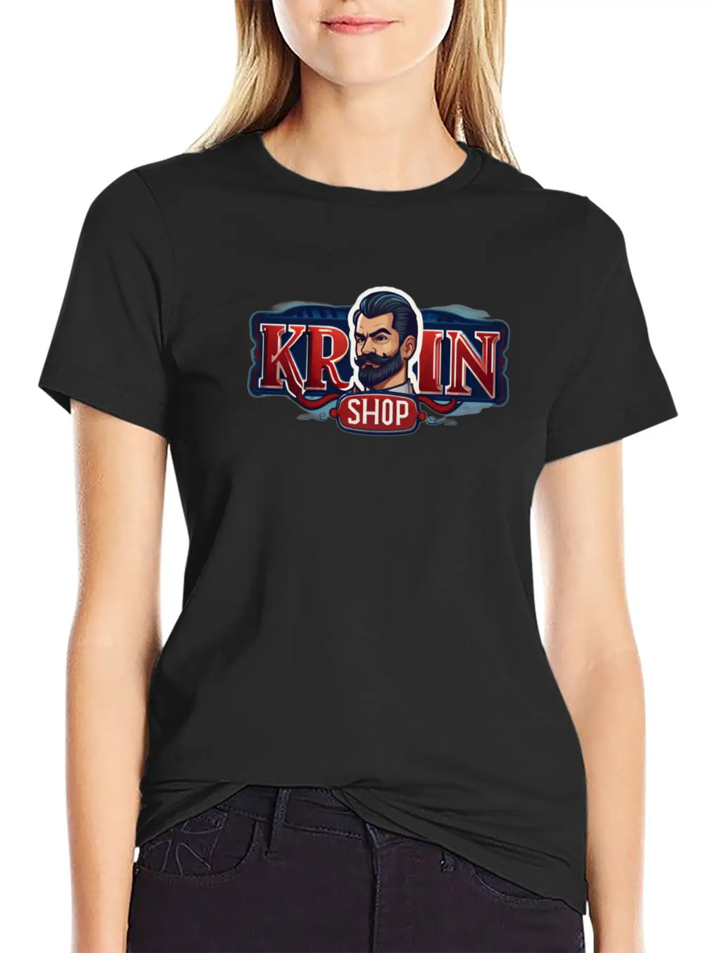 Dynamic Logo Design For Krispin Breathable Soft Cotton T-Shirt – Timeless Casual Look