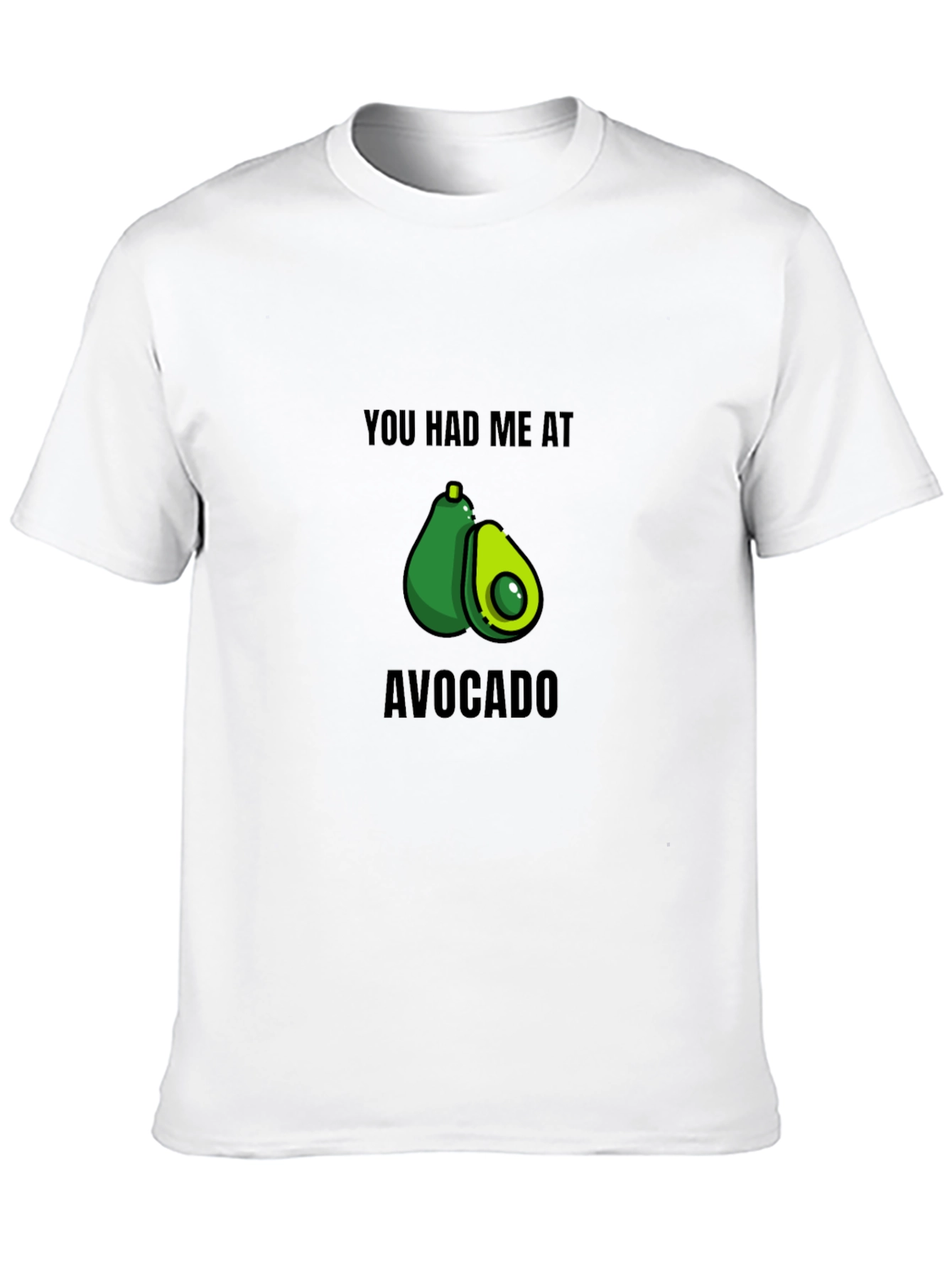 Avocado Lovers Black Graphic T-Shirt