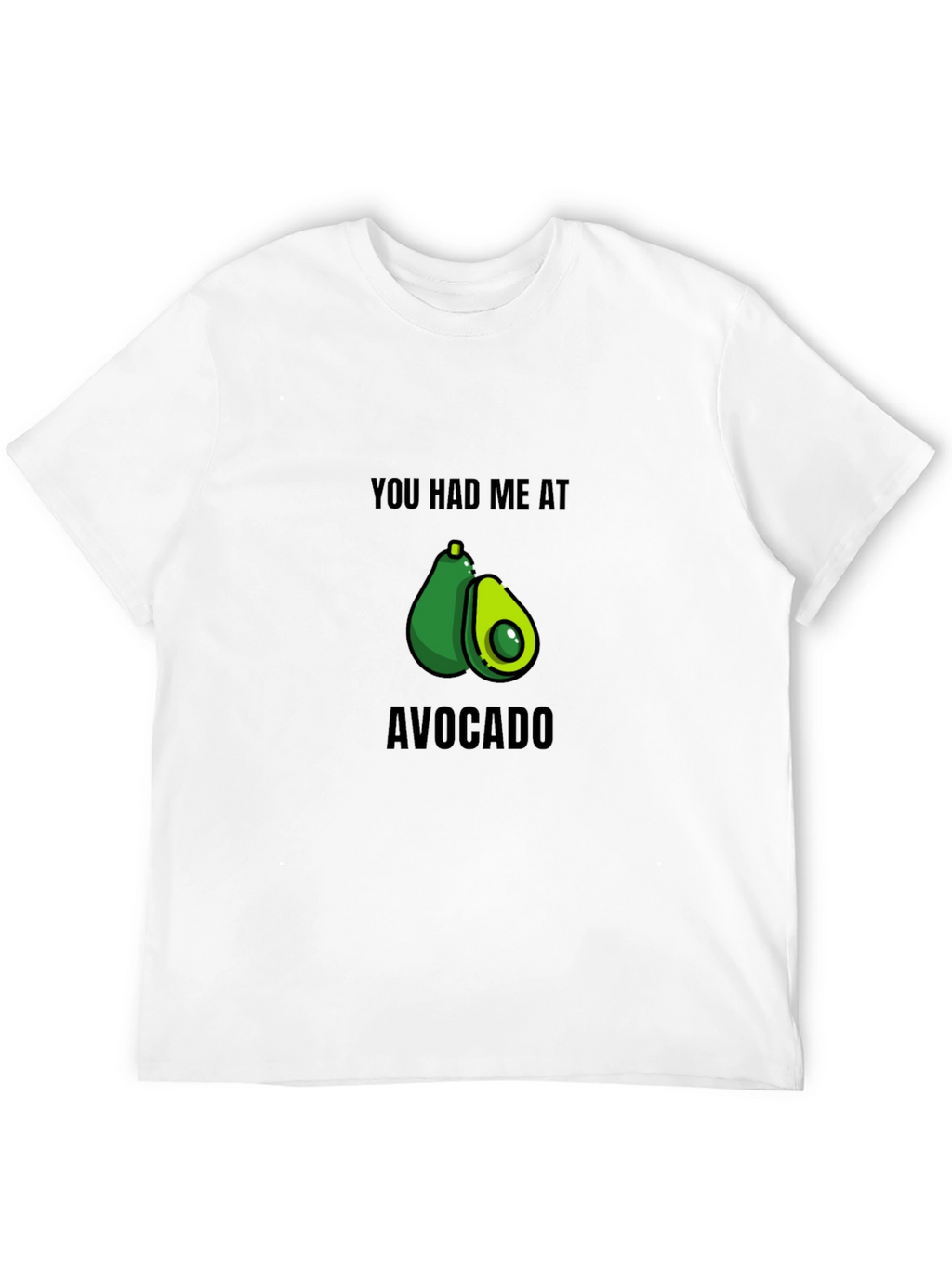 Avocado Lovers Black Graphic T-Shirt
