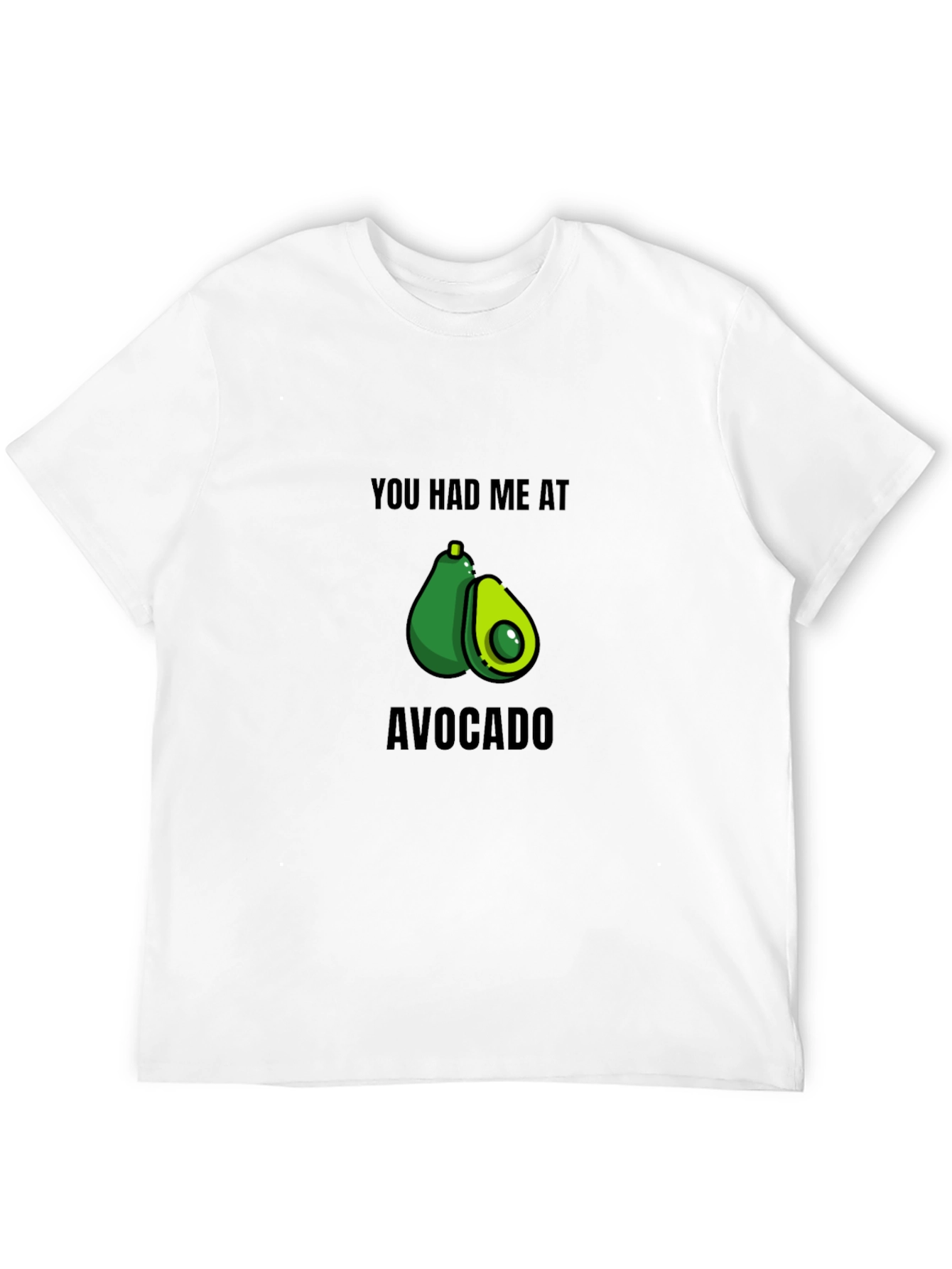 Avocado Lovers Black Graphic T-Shirt