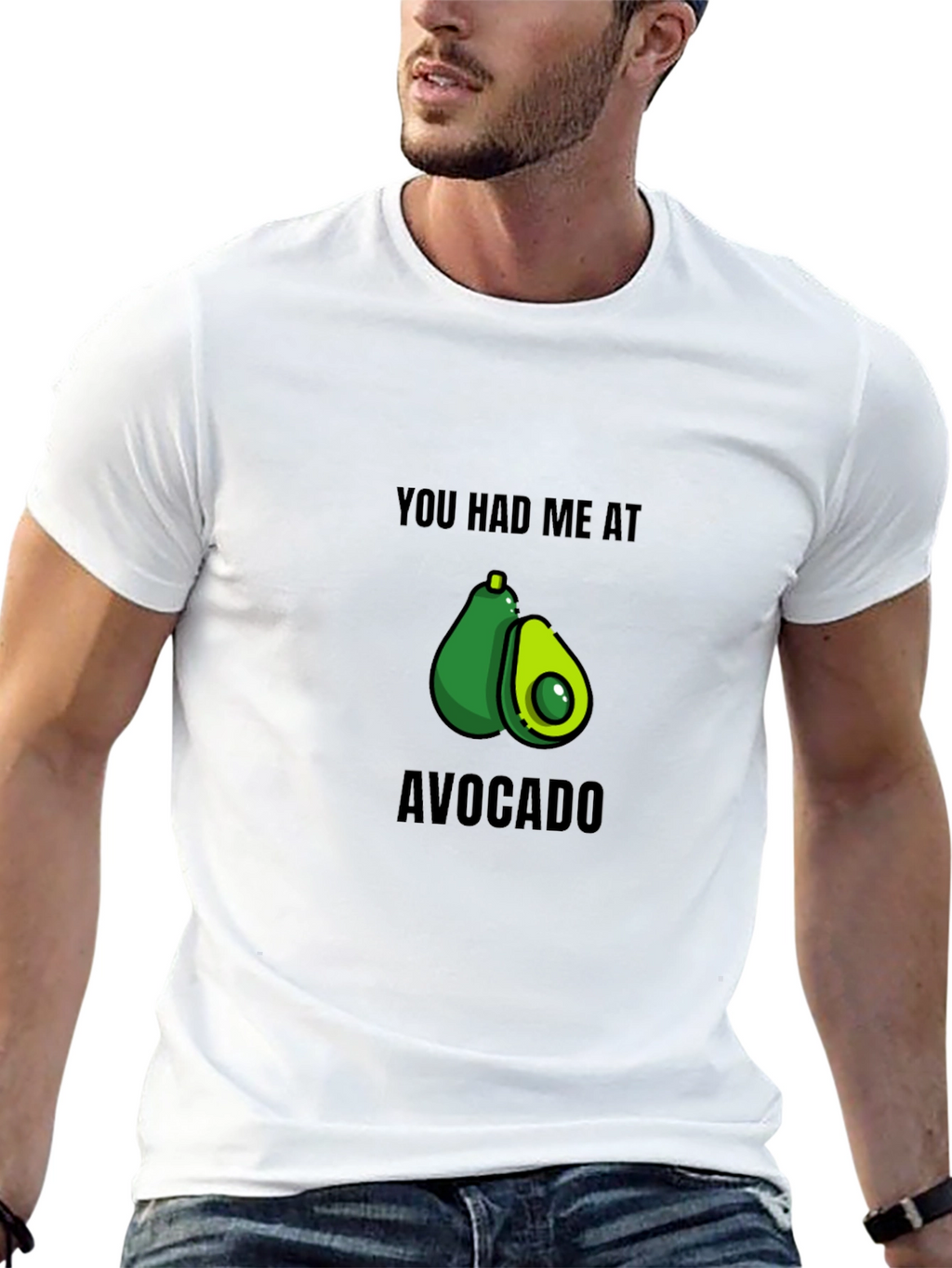Avocado Lovers Black Graphic T-Shirt
