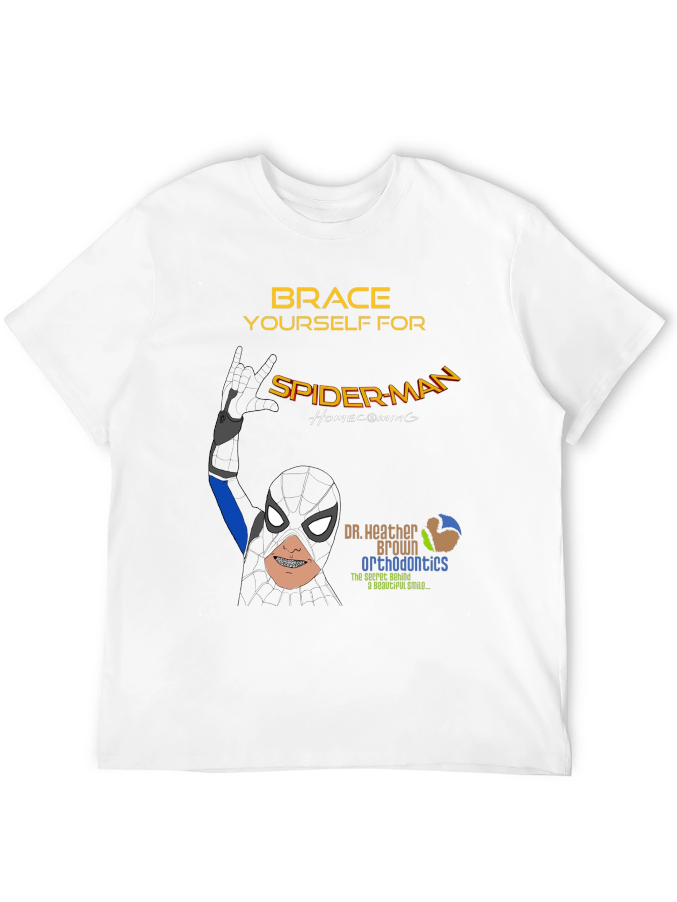 Spider-Man Orthodontics T-Shirt - Brace Yourself!