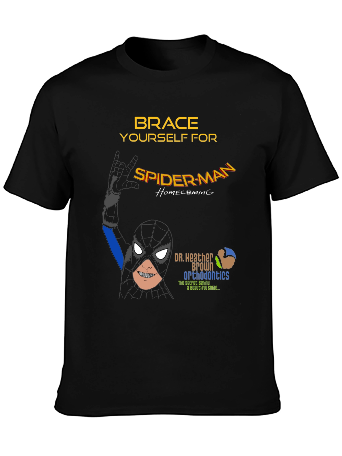 Spider-Man Orthodontics T-Shirt - Brace Yourself!