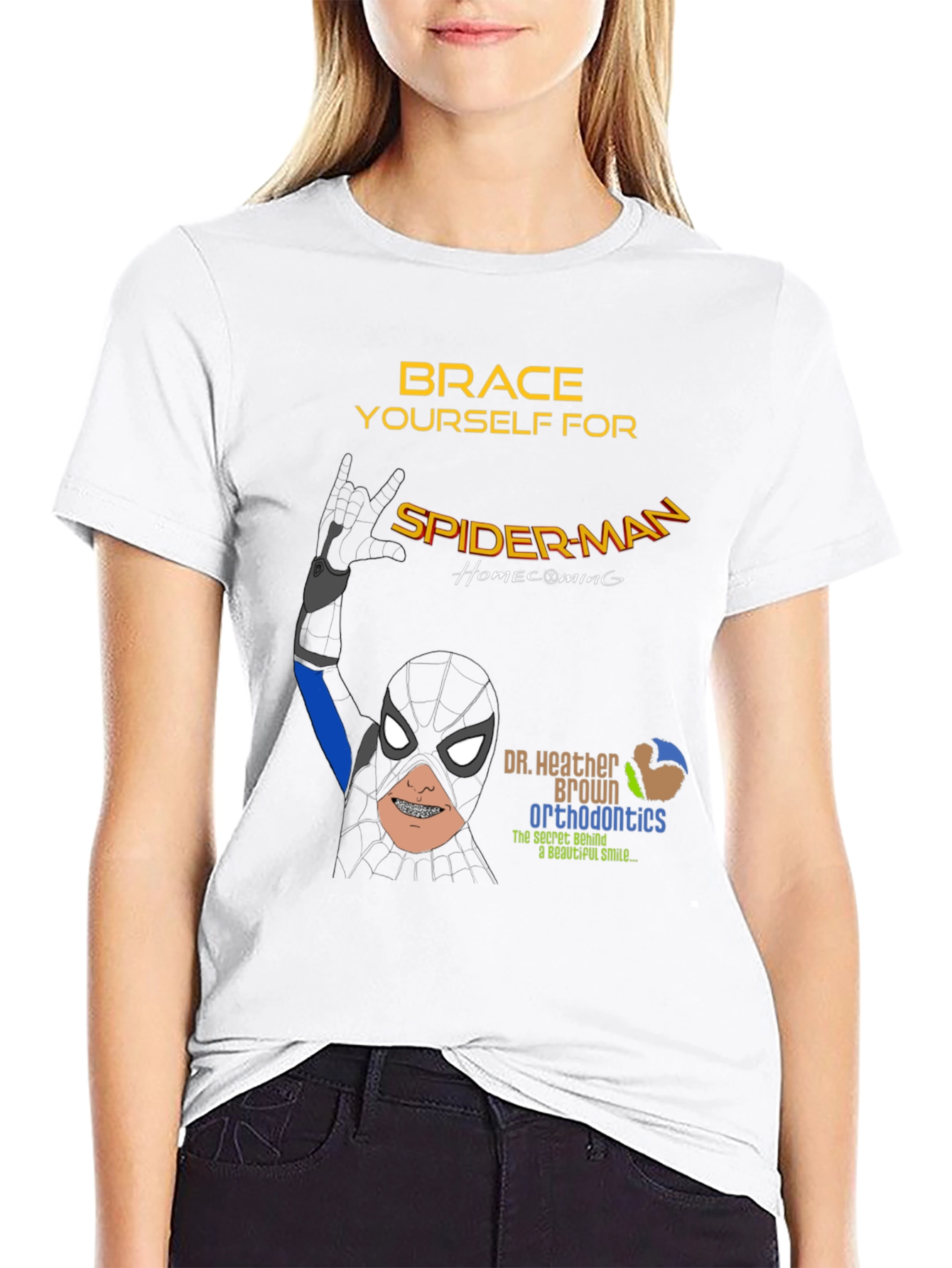 Spider-Man Orthodontics T-Shirt - Brace Yourself!