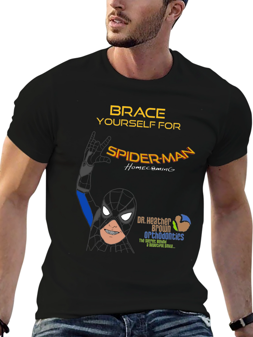 Spider-Man Orthodontics T-Shirt - Brace Yourself!