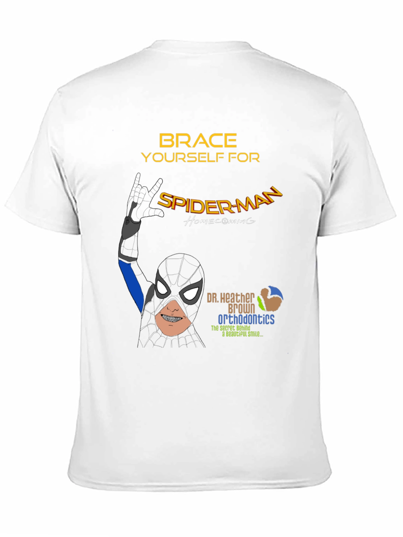 Spider-Man Orthodontics T-Shirt - Brace Yourself!