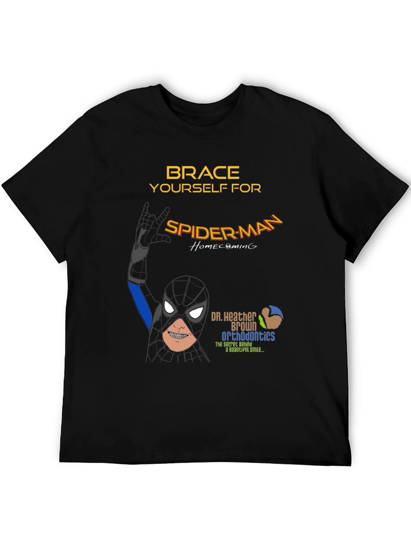 Spider-Man Orthodontics T-Shirt - Brace Yourself!