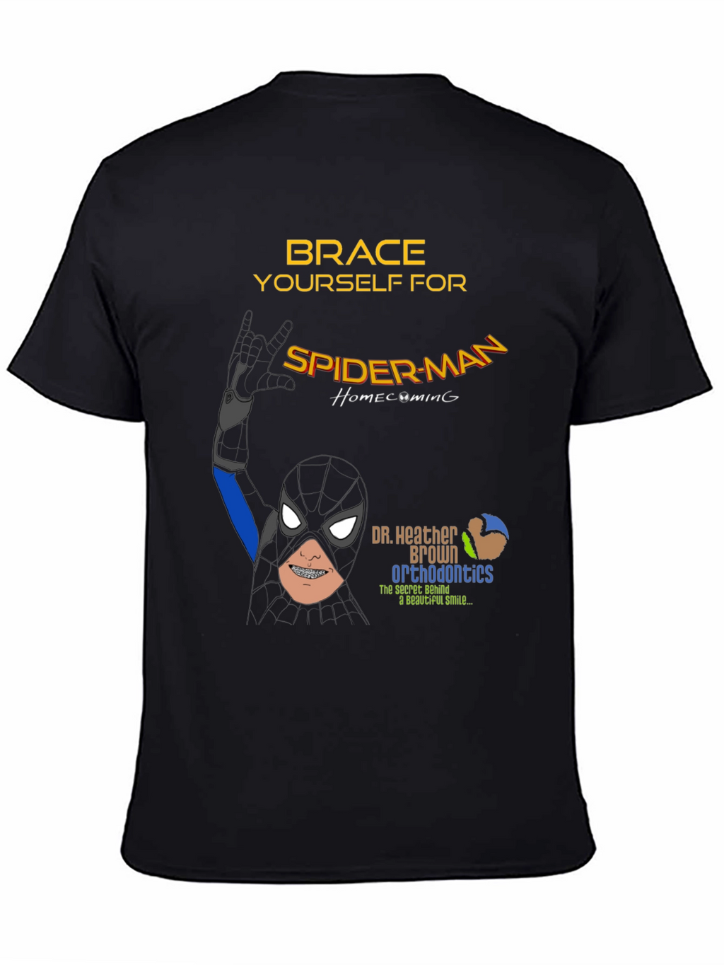 Spider-Man Orthodontics T-Shirt - Brace Yourself!