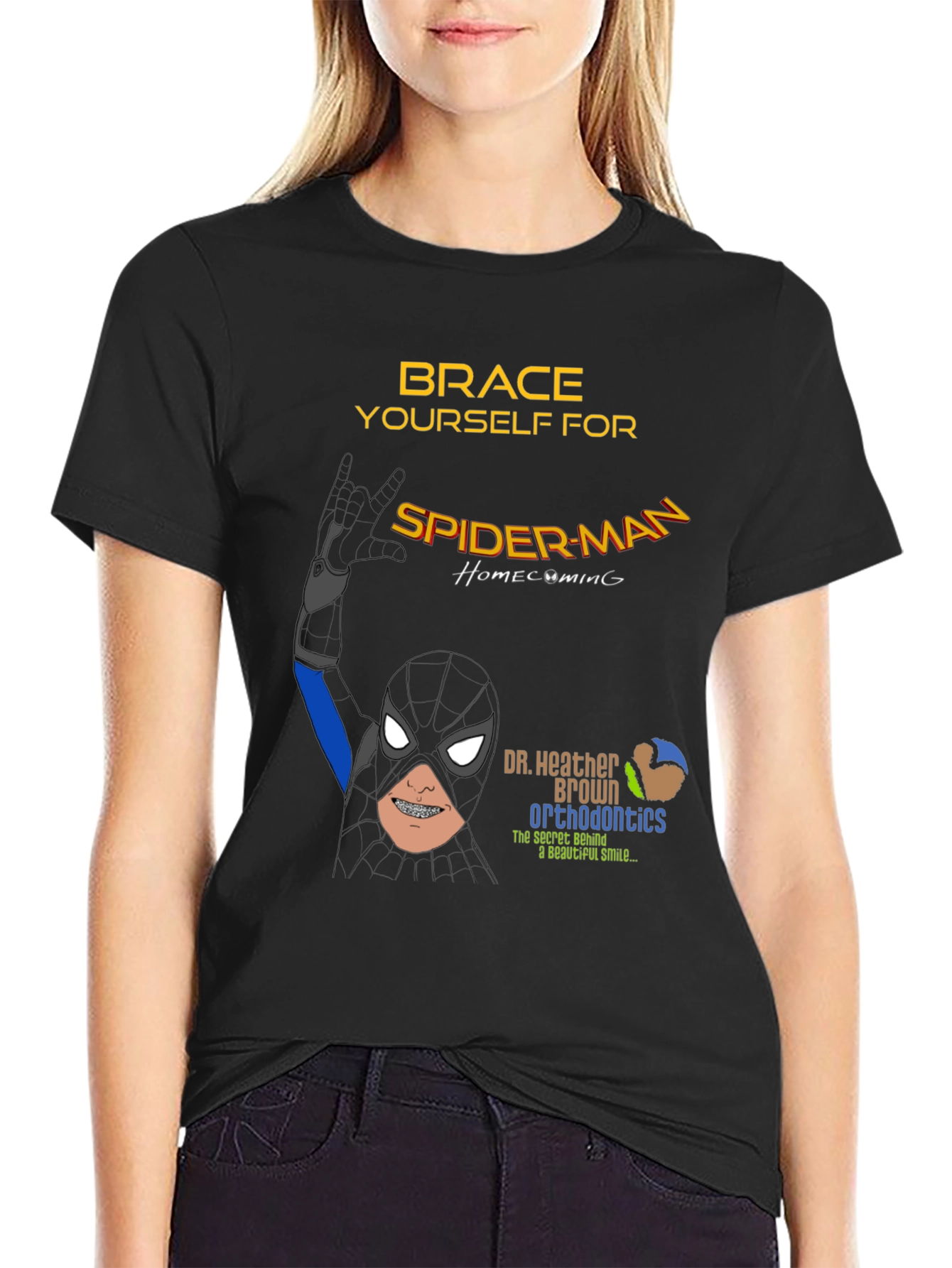 Spider-Man Orthodontics T-Shirt - Brace Yourself!