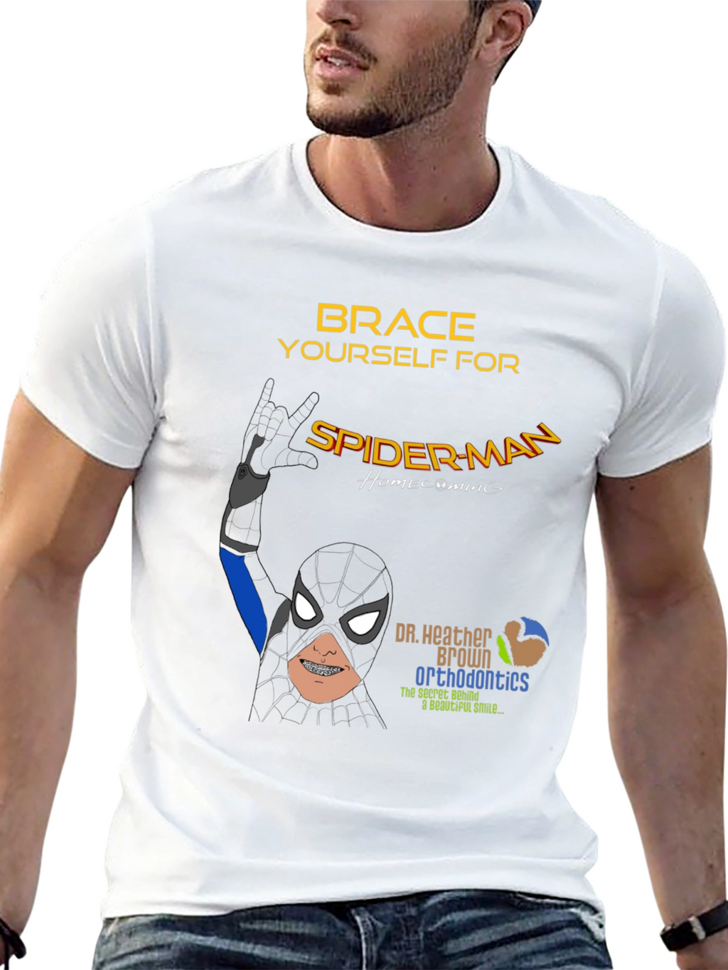 Spider-Man Orthodontics T-Shirt - Brace Yourself!