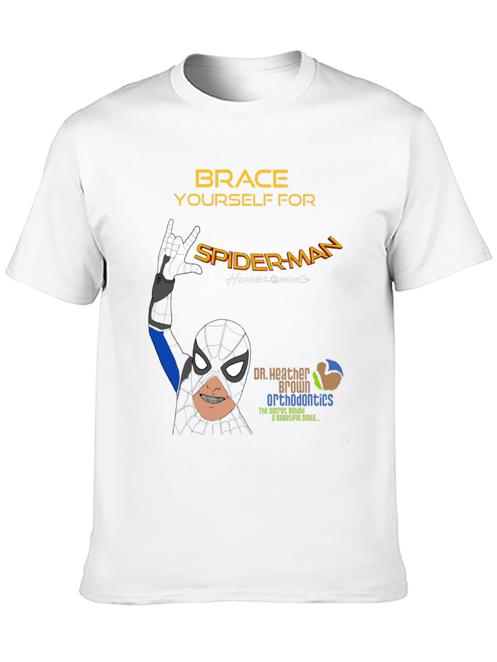 Spider-Man Orthodontics T-Shirt - Brace Yourself!
