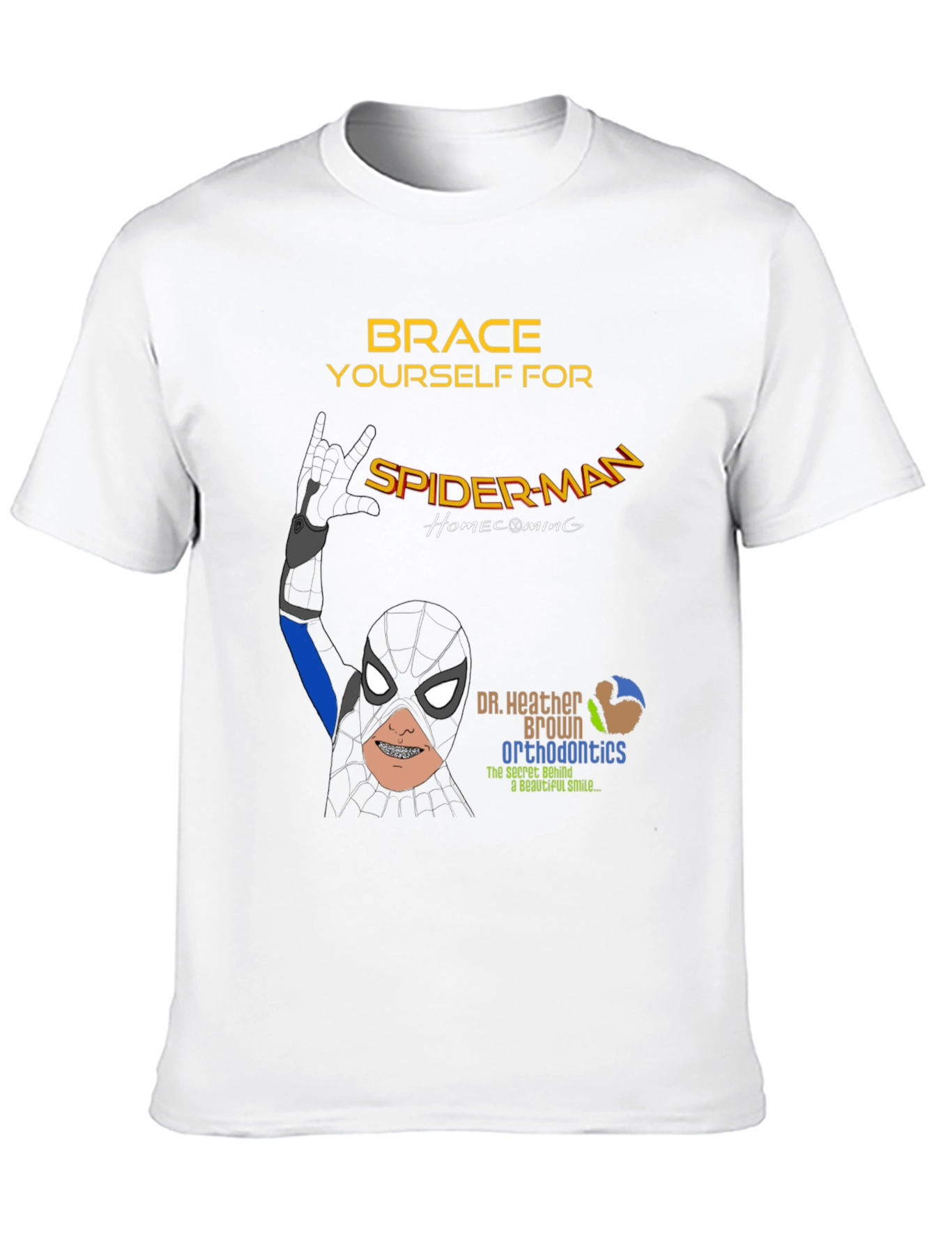 Spider-Man Orthodontics T-Shirt - Brace Yourself!