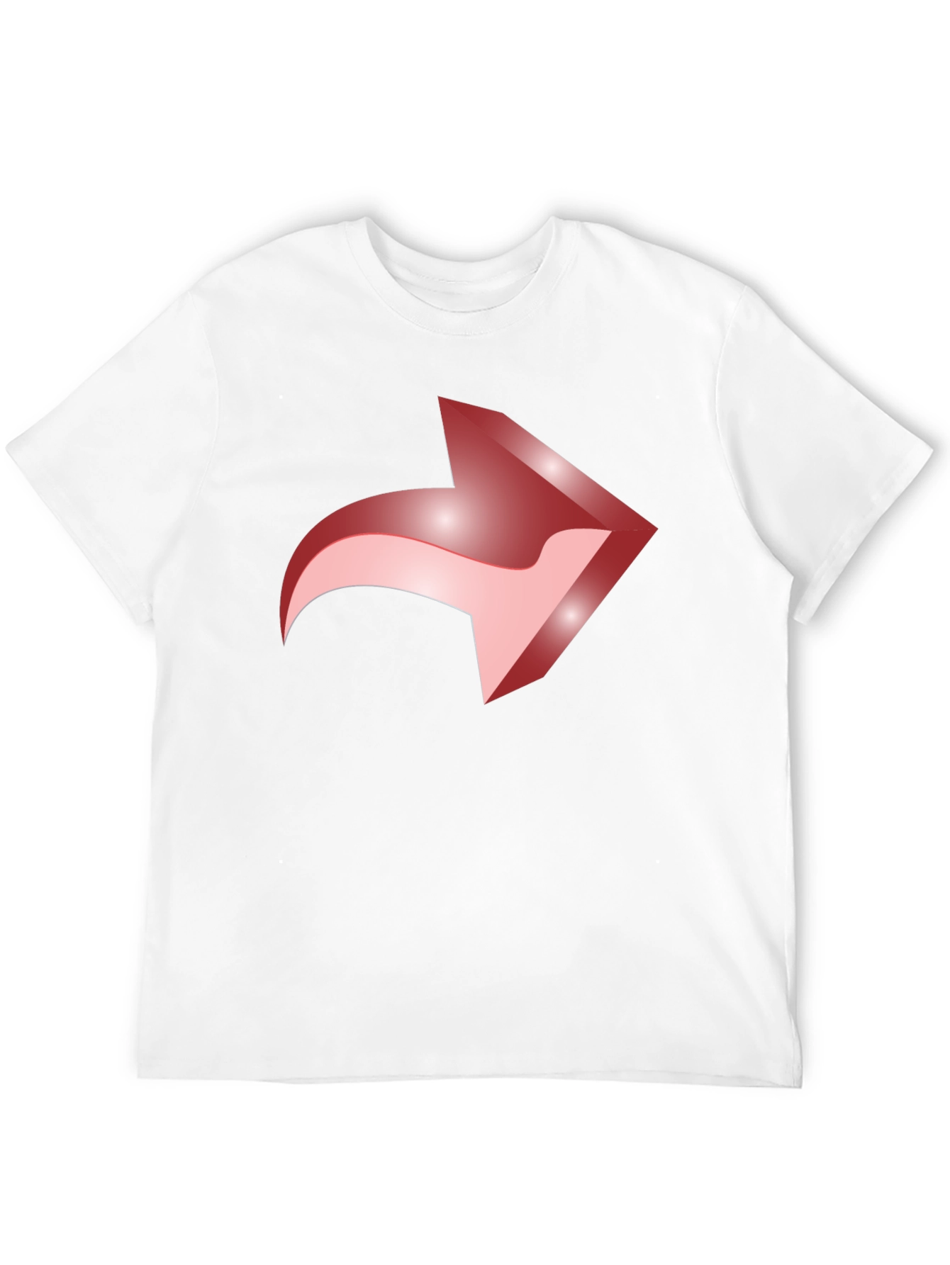 Forward Share Arrow Graphic Tee - Black Casual Cotton T-Shirt