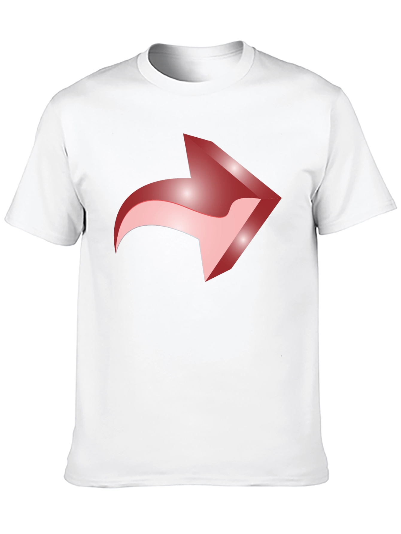 Forward Share Arrow Graphic Tee - Black Casual Cotton T-Shirt