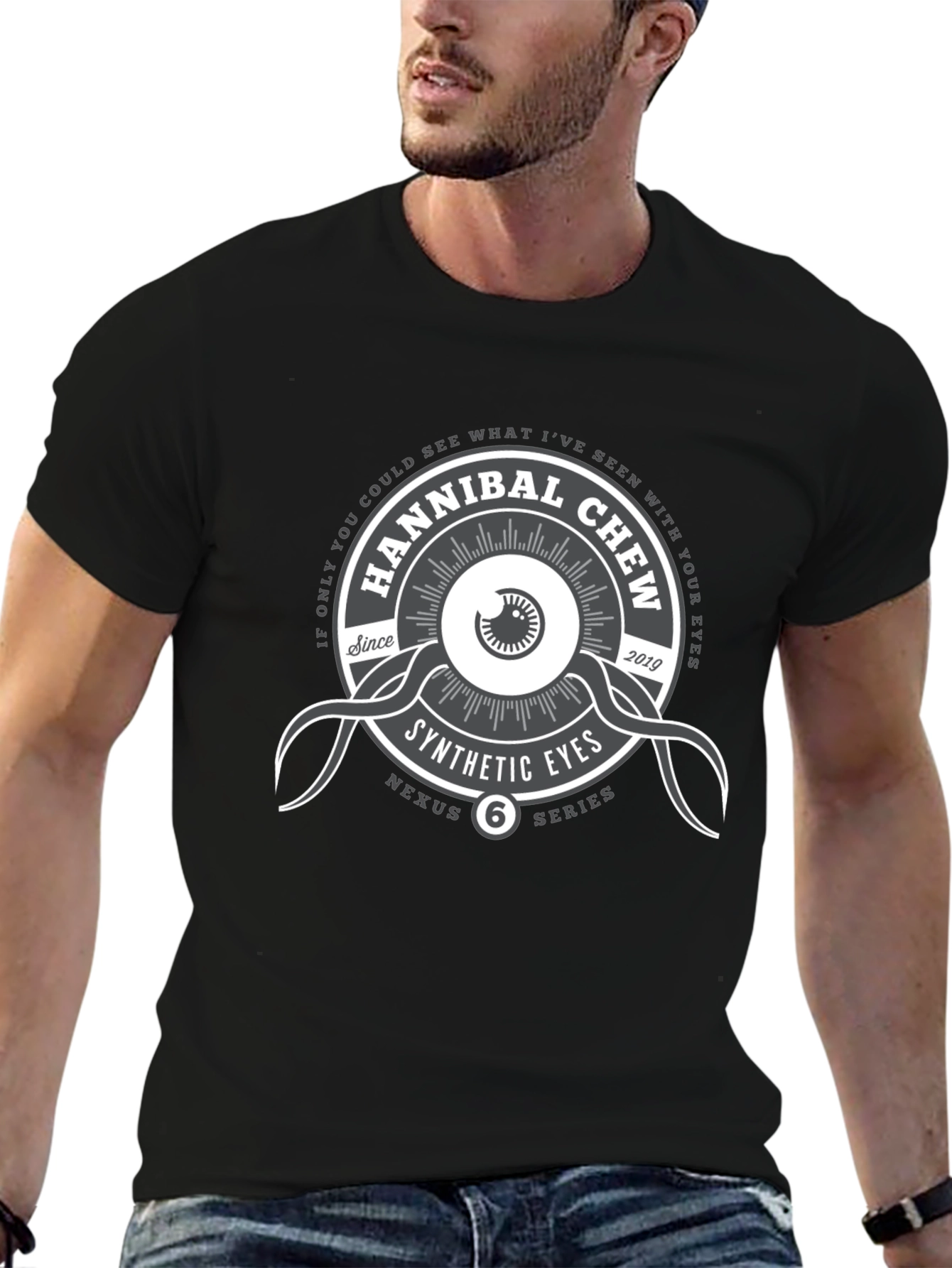 Hannibal Chew Synthetic Eyes Graphic T-Shirt