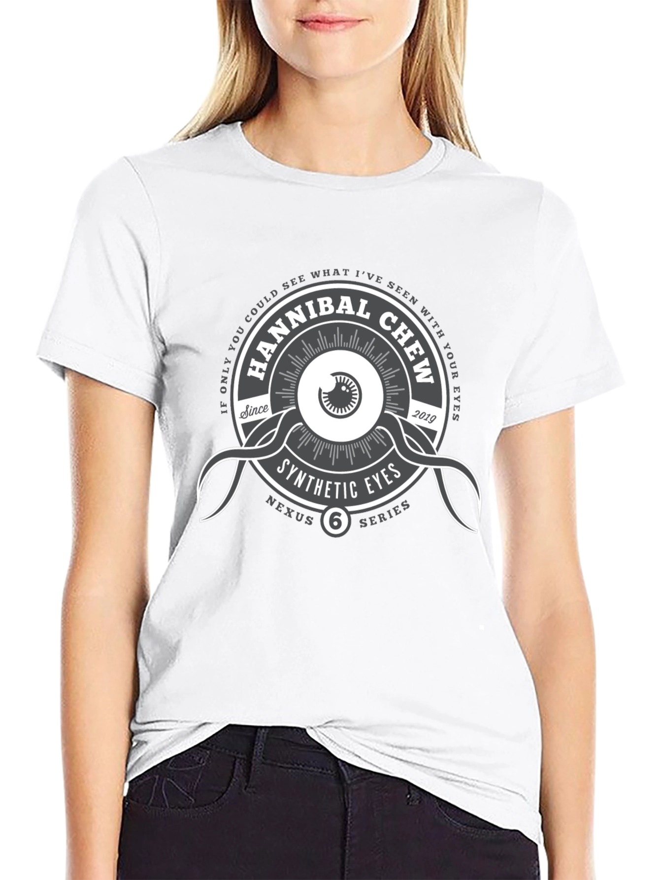 Hannibal Chew Synthetic Eyes Graphic T-Shirt